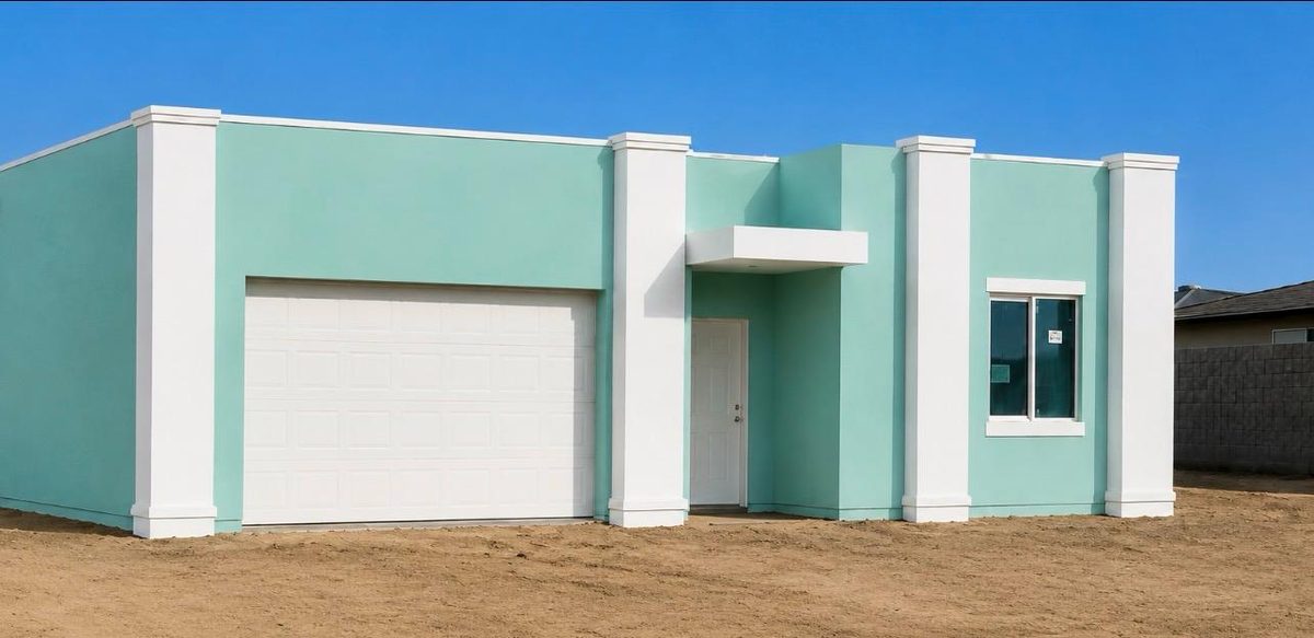 Preliminary exterior color study 06 — not a final selection