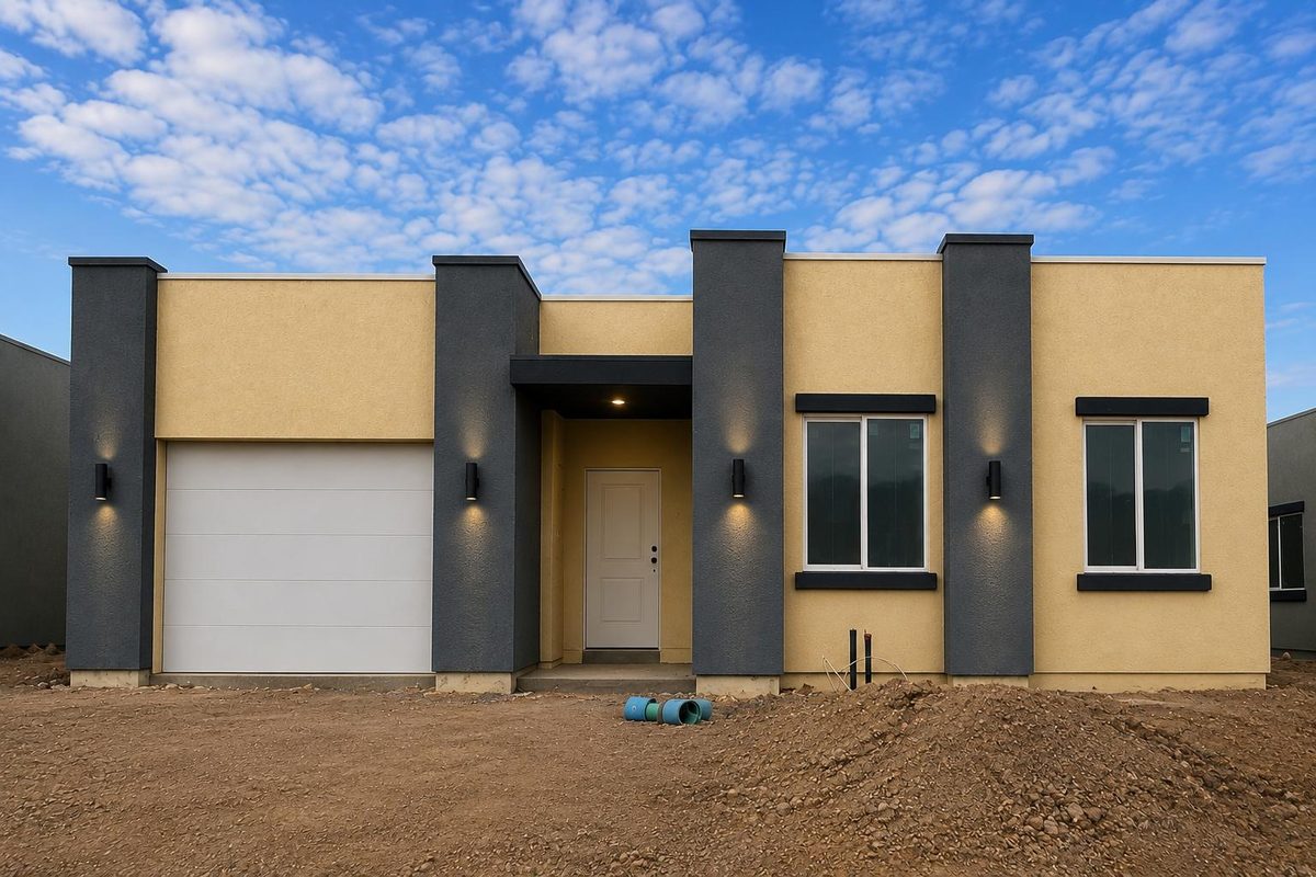Preliminary exterior color study 11 — not a final selection
