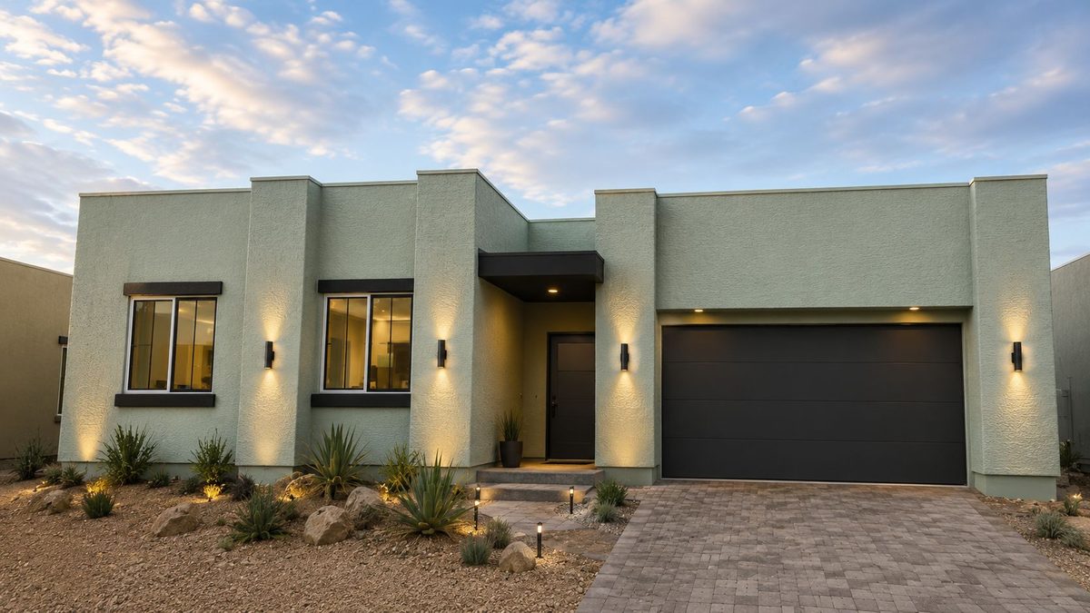 Preliminary exterior color study 12 — not a final selection