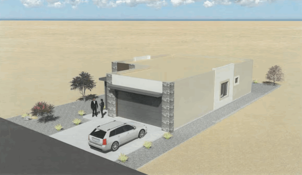 Architectural rendering of Residence Type A