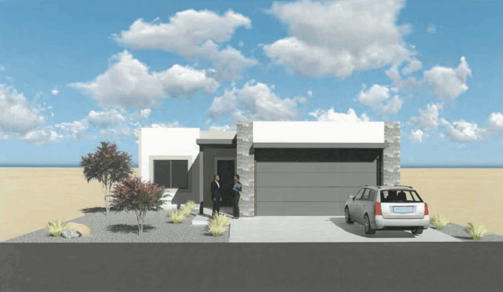 Architectural rendering of Residence Type B